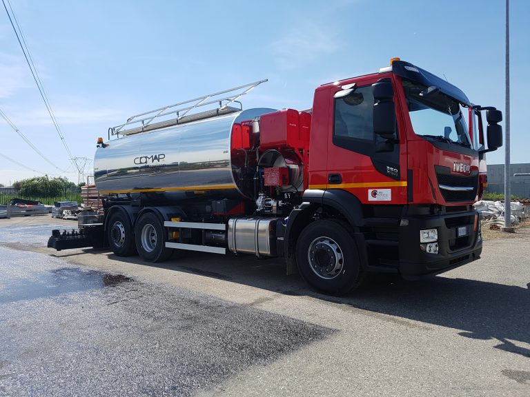 Nuova cisterna termica spruzzatrice COMAP per emulsione bituminosa